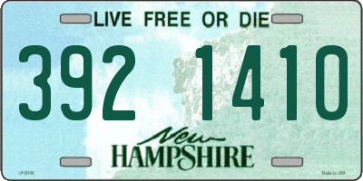 NH license plate 3921410