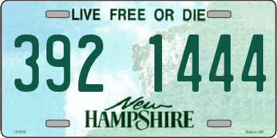 NH license plate 3921444