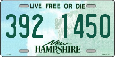 NH license plate 3921450