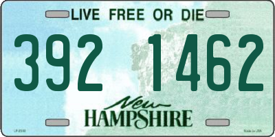 NH license plate 3921462