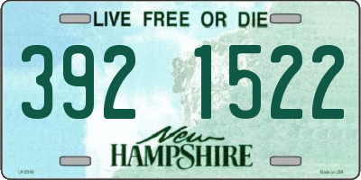 NH license plate 3921522