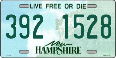 NH license plate 3921528