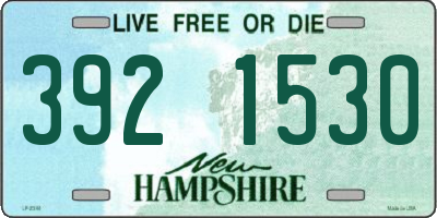 NH license plate 3921530