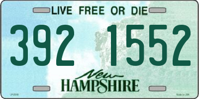 NH license plate 3921552