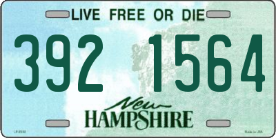NH license plate 3921564