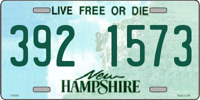 NH license plate 3921573