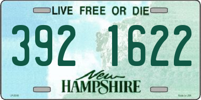 NH license plate 3921622