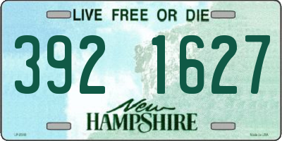NH license plate 3921627