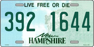 NH license plate 3921644