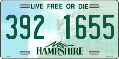 NH license plate 3921655