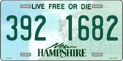 NH license plate 3921682