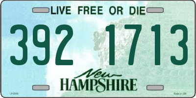 NH license plate 3921713