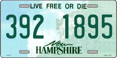 NH license plate 3921895