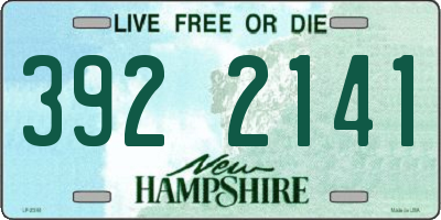 NH license plate 3922141