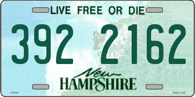 NH license plate 3922162