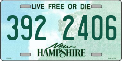NH license plate 3922406