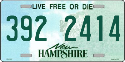 NH license plate 3922414