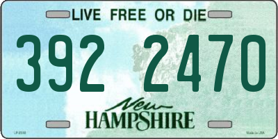 NH license plate 3922470