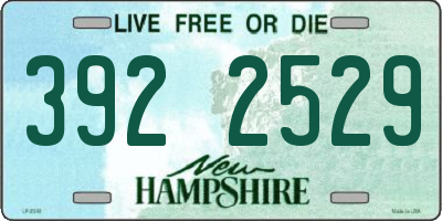 NH license plate 3922529