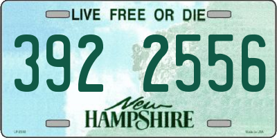 NH license plate 3922556