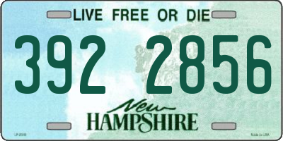 NH license plate 3922856