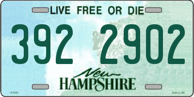 NH license plate 3922902