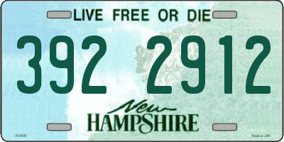 NH license plate 3922912