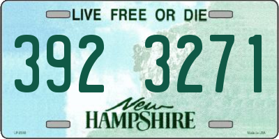 NH license plate 3923271