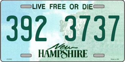 NH license plate 3923737