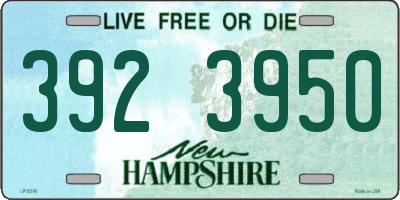 NH license plate 3923950