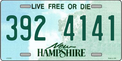 NH license plate 3924141