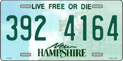 NH license plate 3924164