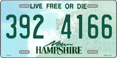 NH license plate 3924166