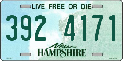 NH license plate 3924171