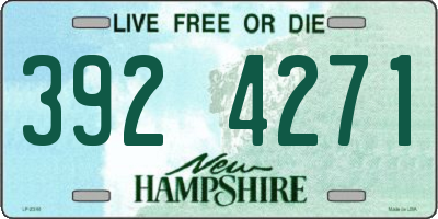 NH license plate 3924271