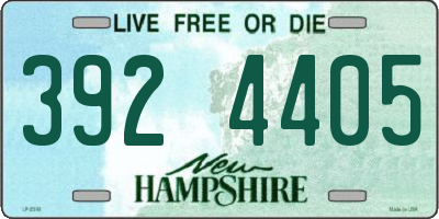 NH license plate 3924405