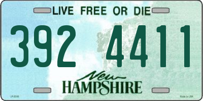 NH license plate 3924411