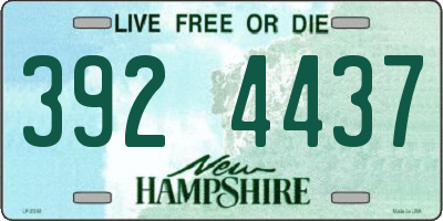 NH license plate 3924437