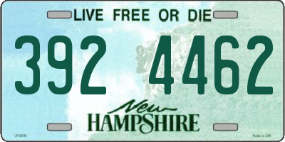 NH license plate 3924462