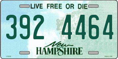 NH license plate 3924464