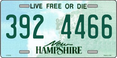 NH license plate 3924466