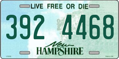 NH license plate 3924468