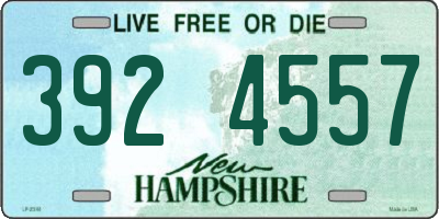 NH license plate 3924557