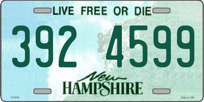 NH license plate 3924599