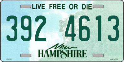 NH license plate 3924613