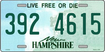 NH license plate 3924615