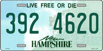 NH license plate 3924620