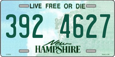 NH license plate 3924627