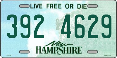NH license plate 3924629