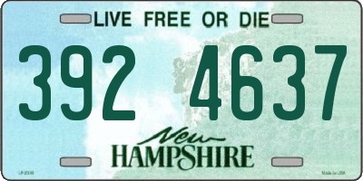 NH license plate 3924637